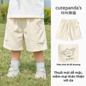 CUTEPANDAS | Quần Short Mùa Hè Trẻ Em Cotton Sạch 100%