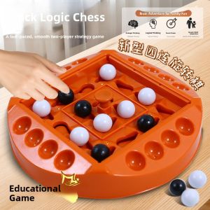 JIFANPAUL | Track Logic Rotating Connect Four Game for Children 3-6 Years Old