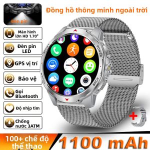 Đồng Hồ Thông Minh T-Rex 3 Dành Cho Nam Pin Lớn 1100mAh Chống Nước 3ATM Theo Dõi Thể Dục Thể Thao Cuộc Gọi Bluetooth La Bàn Tương Thích Với Android/iOS