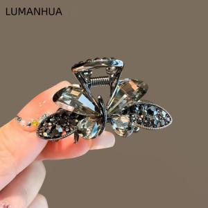 Crystal Butterfly Hair Clip Small