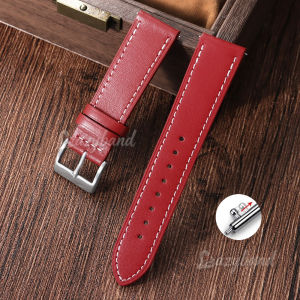 Leather Watchband 18mm 20mm 22mm 24mm Business Bracelet Black Red Brown Universal Vintage Cowhide Strap for Women Men Wrist Band