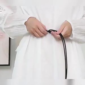 Decorative Knot Belt for Dresses Summer Accessory Fashion Retro
