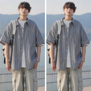 TUCANO | Striped Summer Lightweight Shirt for Students L