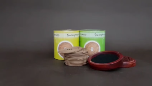 Nhang Vòng Trầm Hương Nhang Xanh Hộp 90g ~48 Vòng – Cháy 3 Giờ Yoga Thư Giãn – Thơm Phòng Ngủ