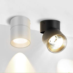 Spot Led Downlight Plafonniers Surface Mounted Aluminum Ceiling Lighting 220V 7/10/15W Deco Living Bedroom Focus Lamp