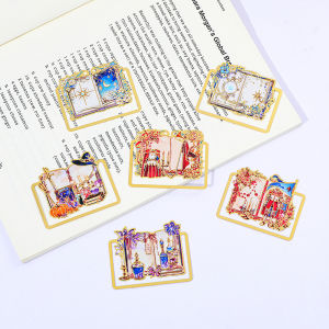 Vintage Gothic style bookmark - European book bottle bookmark durable reading mark suitable for fantasy literature enthusiasts