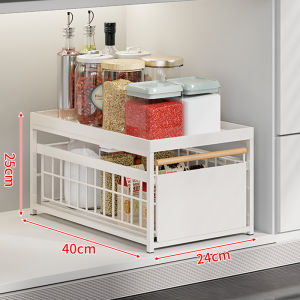 evesigar | Under Sink Storage Drawer Pull-out Basket