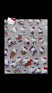 Japan Hello kitty #2 cartoon Sticker 50Pcs/Set DIY laptop waterproof tumbler Decals Doodle Stickers