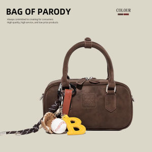 Túi Xách Da PU Mềm Cao Cấp Bag of Parody Túi Đeo Chéo Boston Phong Cách Hàn Quốc Mới Mùa Xuân Hè 2025 Túi Xách Nhỏ