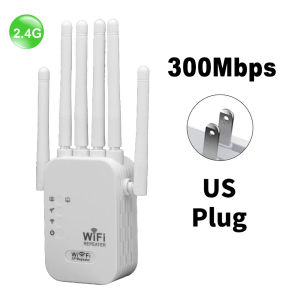 Kebidumei | Kebidumei 1200Mbps Wifi Repeater Dual Band 2.4G 5G Network Range Extender Signal Booster Amplifier 6Antenna Wireless WiFi Router