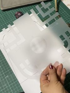 DIY Fabric Manual Sewing Patchwork Bag Scratch Foot Rounded Corner Drawing Line Auxiliary Tool Template Multifunction Ruler