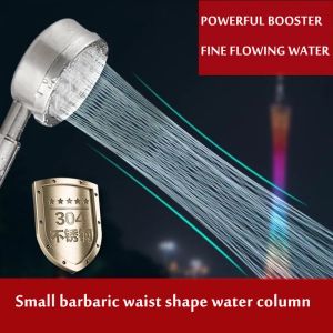 【SG seller】Handheld Shower Head Stainless Steel Fall resistant Wall Mounted High Pressure for Bathroom Set Water Saving Rainfall