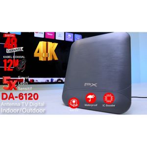 Antena TV Digital Indoor Outdoor Antenna Booster DVBT2 4K DA-6120