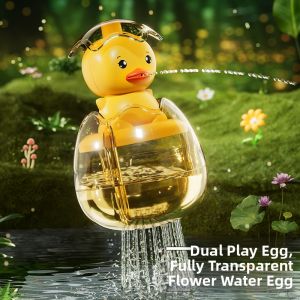 MOFAHUA | Transparent Bath Duck and Dino Egg Toy