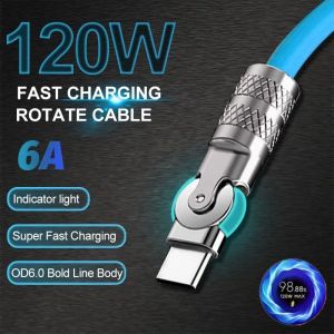 Beli 3 Gratis 1: Kabel Data Pengisian Cepat 120W 6A