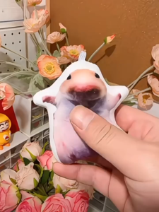 JOYNCLEON พวงกุญแจผ้ากำมะหยี่สุนัขพูดได้น่ารักพร้อมเสียง-ของเล่นสัตว์เลี้ยงอนิเมะแสนสนุกสำหรับเด็กและผู้ใหญ่