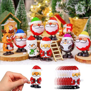 YESPERY Christmas Toys Walking Santa Claus Elk Snowman Clockwork Toy Jumping Santa Claus Home Decor Christmas Decorations 2025 New Year Gift