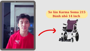 Xe lăn Karma Soma 215 Bánh nhỏ 14 inch