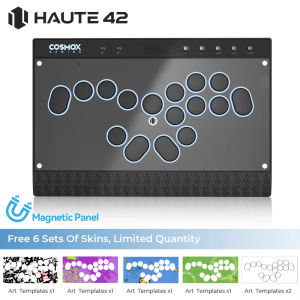 ⭐⭐⭐Haute42 C16S Magnetic Stickless Arcade Controller Keyboard C16-S Hitbox Leverless Controller For PC/PS4/PS5/Switch Fight Stick Hitbox