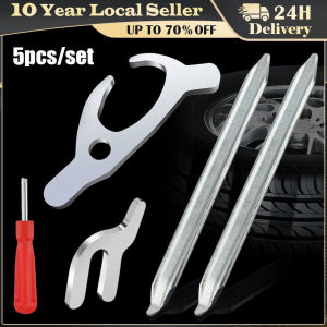Motorcycle Universal Tyre Repair Tool Kit Tire Iron Bead Holder Expander Air Valve Puller Wheel Removal Wrench for KTM CRF YZF Tire Bead Clamp Retainer Kit Tyre Change Tool Multifunctional Mount Install Remove Tool for Motorbike Dirt Bike Sturdy