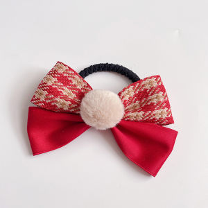 Phụ Kiện Tóc Trẻ Em Mùa Đông 2024 Khăn Quàng Cổ Hình Quả Bóng Hình Bướm Cho Bé Gái Đồ Chơi Thời Trang Cho Bé Gái Phụ Kiện Tóc