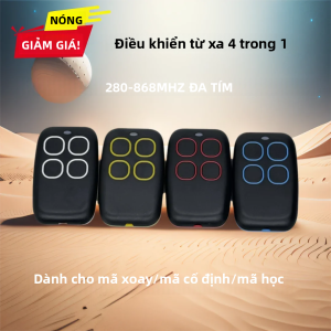 Bộ Phát Tín Hiệu Từ Xa Đa Tần Số 4 Trong 1 Đa Năng 280-868 MHz Bộ Sao Chép Mã Cố Định Mã Cố Định Với Chức Năng Quét Tự Động