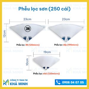 Phễu lọc sơn bằng giấy lưới lọc siêu mịn siêu dai chống thấm tốt (250 cái)