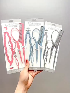FH Sisir Rambut Aksesoris Penjepit Sanggul / Set Alat Styling Hias Rambut Wanita Isi 4pcs / Penata Rambut / Sisir Rambut