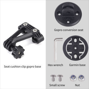 Bracket Mount for Garmin Varia Radar Taillight Compatible with GoPro and DJI Action Cameras Bicycle Saddle Clip