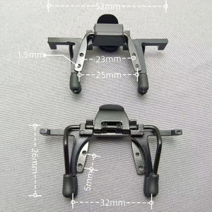 2 PCS Mount Clip Dental Accessories For Eyeglasses Binocular Magnifier Loupe LED Dentist Surgiacl Headlight Head Lamp