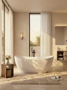 Freestanding Home Small Space Bath Tub