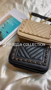 [ZEAVA] Pamella Slingbag - Tas Selempang Wanita/Tas Selempang Fashion/Emboss Slingbag