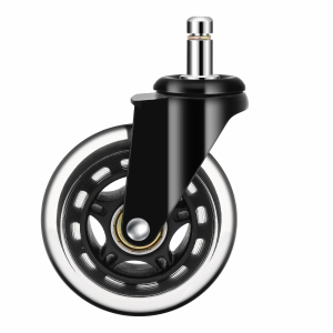 5pcs 3 Inch Office Chair Caster Wheels universal Swivel 360 PU Roller for Wood Floor chair wheel computer chair