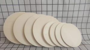 Blank Wood Slices For DIY Crafts Painting Square Round Shape Basswood 5/6/8/10CM Sheet