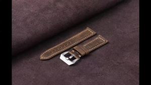 20mm 22mm 24mm 26mm Calfskin Leather Strap for Panerai for Omega Crazy Horse Watch Band Sport Bracelet Universal Men Women Wrist