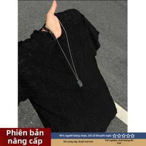 LIUBU | Áo Polo Henley Knit Chất Liệu Thoáng Khí