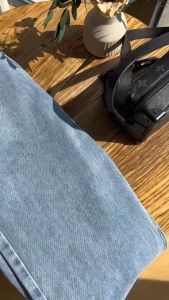 Straight Cut Mens Retro and Korean Style Denim Pants for Men 2023 Design #320