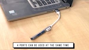 Zeus USB 3.0 Hub 4 Ports High Speed Splitter Adapter Multi Expander Converter OTG for Laptop PC Hub