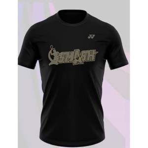[SMASH YNX BLACK VERSION JERSEY] JERSI TRANING BADMINTON JERSEY [FREE CUSTOM NAME] JERSI MICROFIBER JERSI NEW VERSION