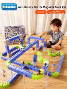 LALAPLAY | Magnetic Building Tracks Train Transformable Educational Toy