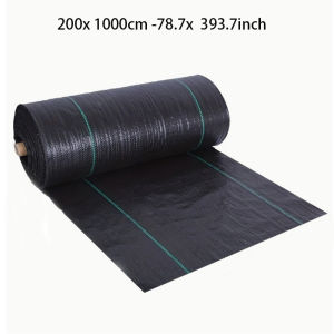 PE woven plant weed control fabric agricultural covering cloth greenhouse weed mat permeable