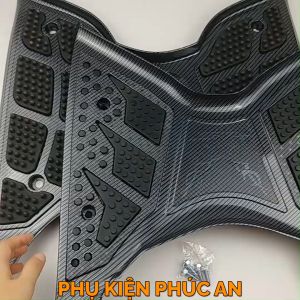 Thảm lót để chân Carbon xe Sh nam năm 2020 2021 2022 2023 2024 bản 125i 150i 160i 350i cacbon - tấm trải sàn gác chân trước 125 150 160 350