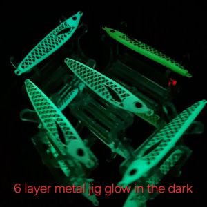 metal jig premium gomame sisik glow in the dark 406080100 gram
