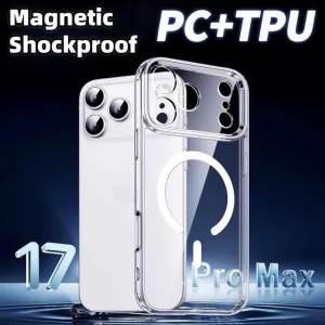 Ốp Điện Thoại iPhone 17 Pro Max/Pro Trong Suốt Chống Ố Vàng Tích Hợp Magsafe - Mỏng Nhẹ Chất Liệu TPU + PC Thiết Kế Ôm Sát