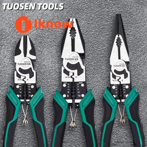 Tôi biết topson loại công nghiệp Vise 9 inch dây tước mũi nhọn kìm tiết kiệm lao động cắt chéo hàm kìm đa chức năng Kềm cắt dây