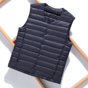New New Arrival Collarless down Feather Liner Vest Man Fall and Winter Lightweight down Jacket Plus Size Wear Waistcoat Vest Waistcoat