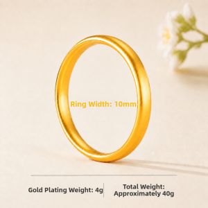 FANSIRUI | Solid Big Loach-Back Bracelet  Gold Plated Silver Antique Matte Finish