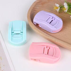 Amoki【Ready in Stock】 Cute Pocket Eyelash Curler Mini Portable Lashes Curler Makeup Tool 1Pc