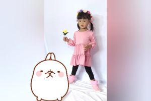 Baju Anak Perempuan Tunik Ghania Series El Abidah Kids 1-5 Tahun