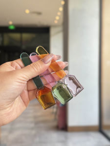 High Aesthetic Glass Coffee Stirring Spoon Short Handle Square Head Afternoon Tea Ice Cream Spoon Boss Lady Recommended